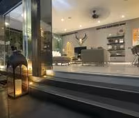 Villa Balimu, Sala de estar