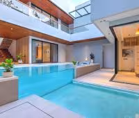 Villa Brandon, Privates Schwimmbad